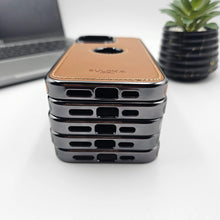 Load image into Gallery viewer, iPhone 15 Series PU Leather Logo Cut Case