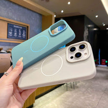 Load image into Gallery viewer, iPhone 14 Series Luxury Frosted Magnetic Silicone Case
